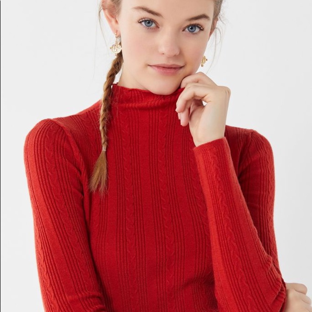 UO Drew cable knit sweater